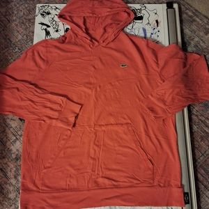 Lacoste Hoodie Orange Mens size XL